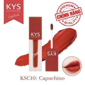Son kem KYS Chocolate Crush - Caphuchino (Đỏ gạch) KCS10