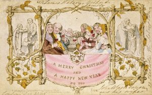 Thiệp Giáng sinh được sản xuất thương mại đầu tiên trên thế giới do Henry Cole thực hiện năm 1843.