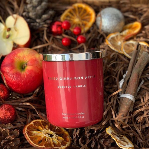 Nến thơm cao cấp Lumos BAKED CINNAMON APPLE (Tông ngọt) - NT202